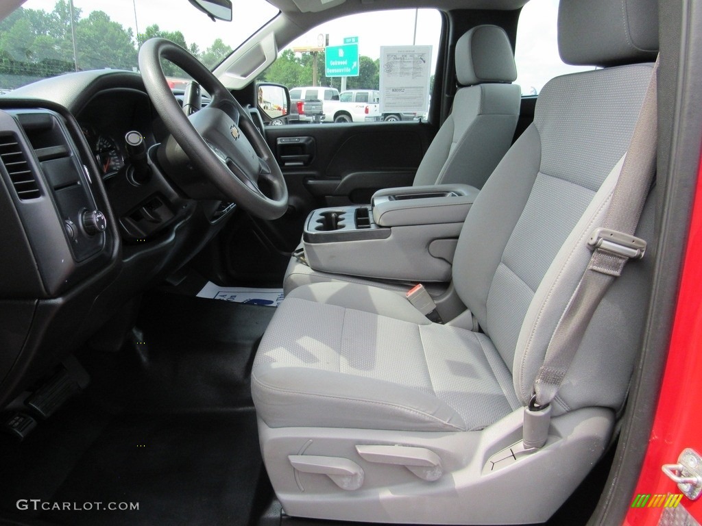 Jet Black Interior 2016 Chevrolet Silverado 1500 WT Regular Cab Photo #138524331