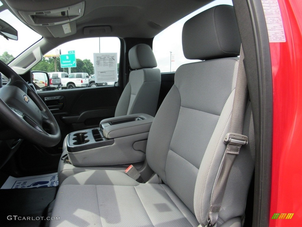 Jet Black Interior 2016 Chevrolet Silverado 1500 WT Regular Cab Photo #138524358