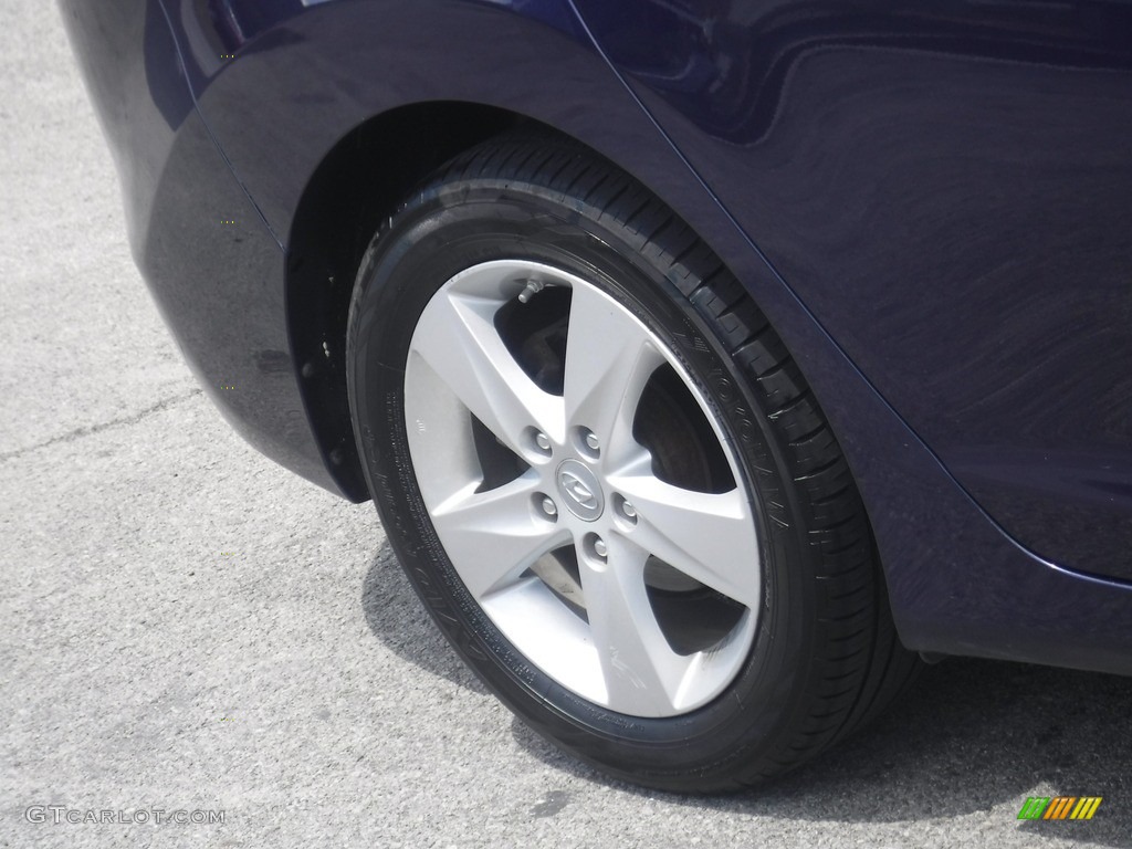 2013 Elantra GLS - Indigo Night / Beige photo #3