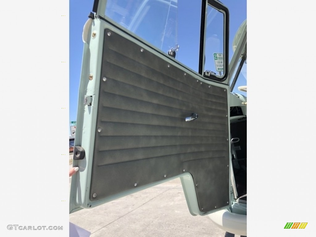 1958 Volkswagen Bus T2 Transporter Pick Up Gray Door Panel Photo #138524520