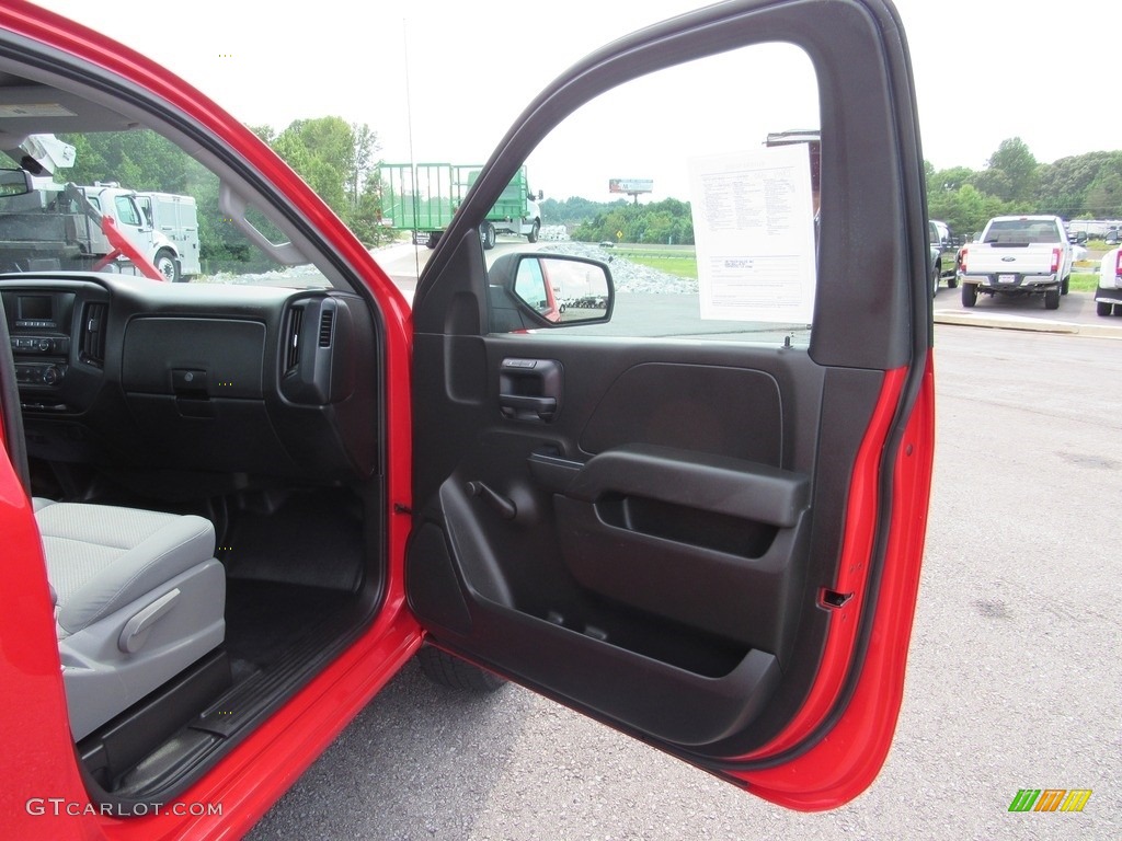 2016 Chevrolet Silverado 1500 WT Regular Cab Jet Black Door Panel Photo #138524610
