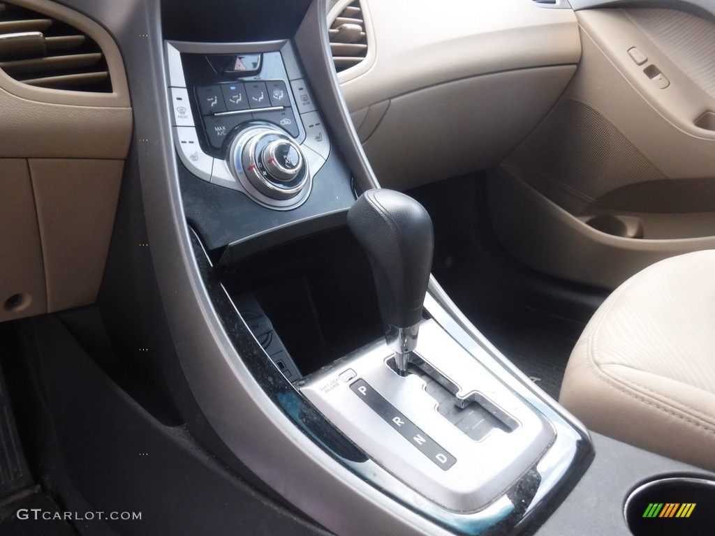 2013 Elantra GLS - Indigo Night / Beige photo #15