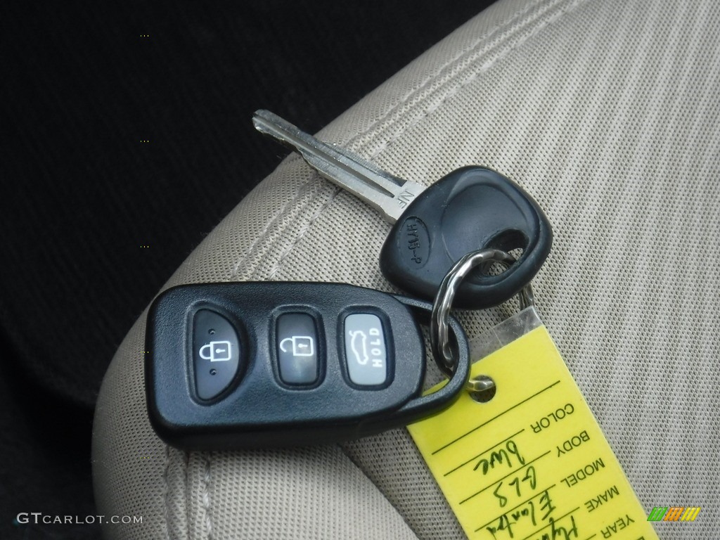 2013 Elantra GLS - Indigo Night / Beige photo #23