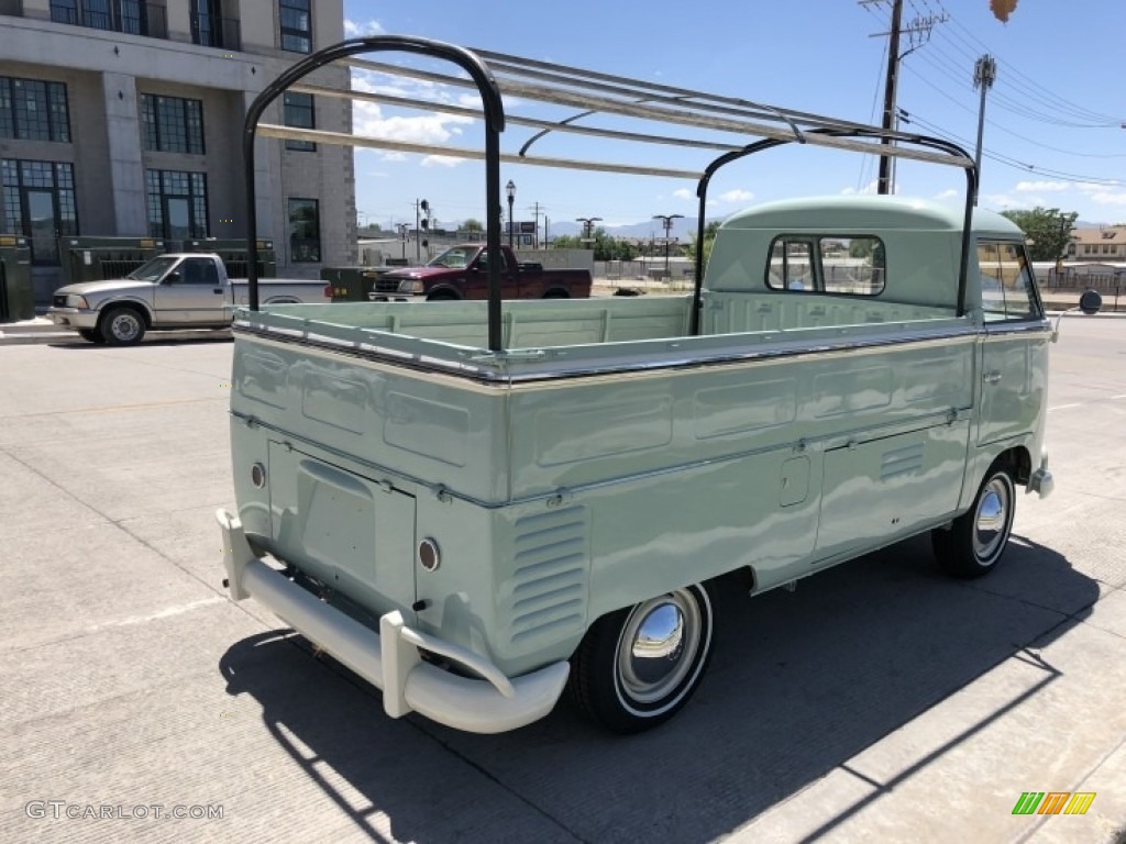Light Green 1958 Volkswagen Bus T2 Transporter Pick Up Exterior Photo #138524945