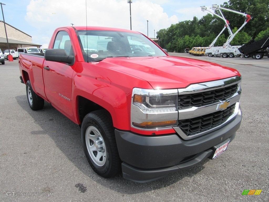 Red Hot 2016 Chevrolet Silverado 1500 WT Regular Cab Exterior Photo #138525111