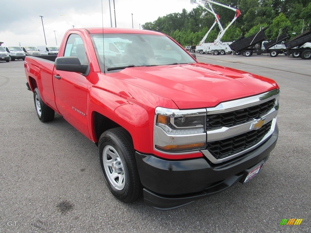 2016 Silverado 1500 WT Regular Cab - Red Hot / Jet Black photo #1