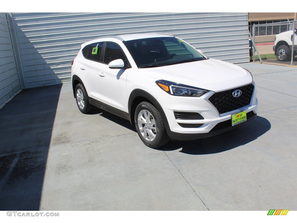 2020 Tucson Value - Cream White Pearl / Gray photo #2