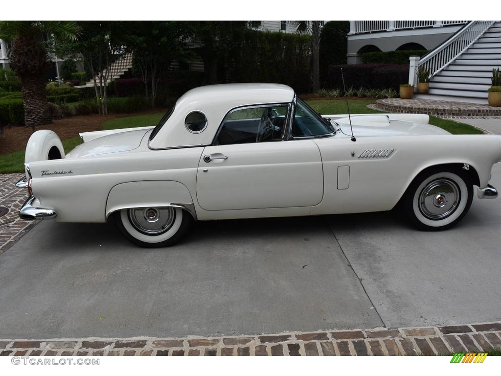 Colonial White 1956 Ford Thunderbird Roadster Exterior Photo #138526493