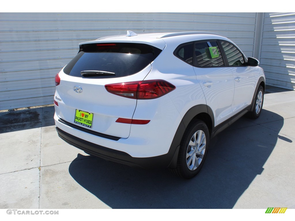 2020 Tucson Value - Cream White Pearl / Gray photo #8