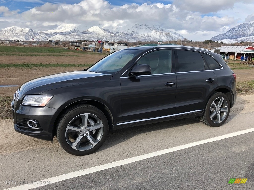 Lava Gray Pearl 2016 Audi Q5 3.0 TDI Prestige quattro Exterior Photo #138526677