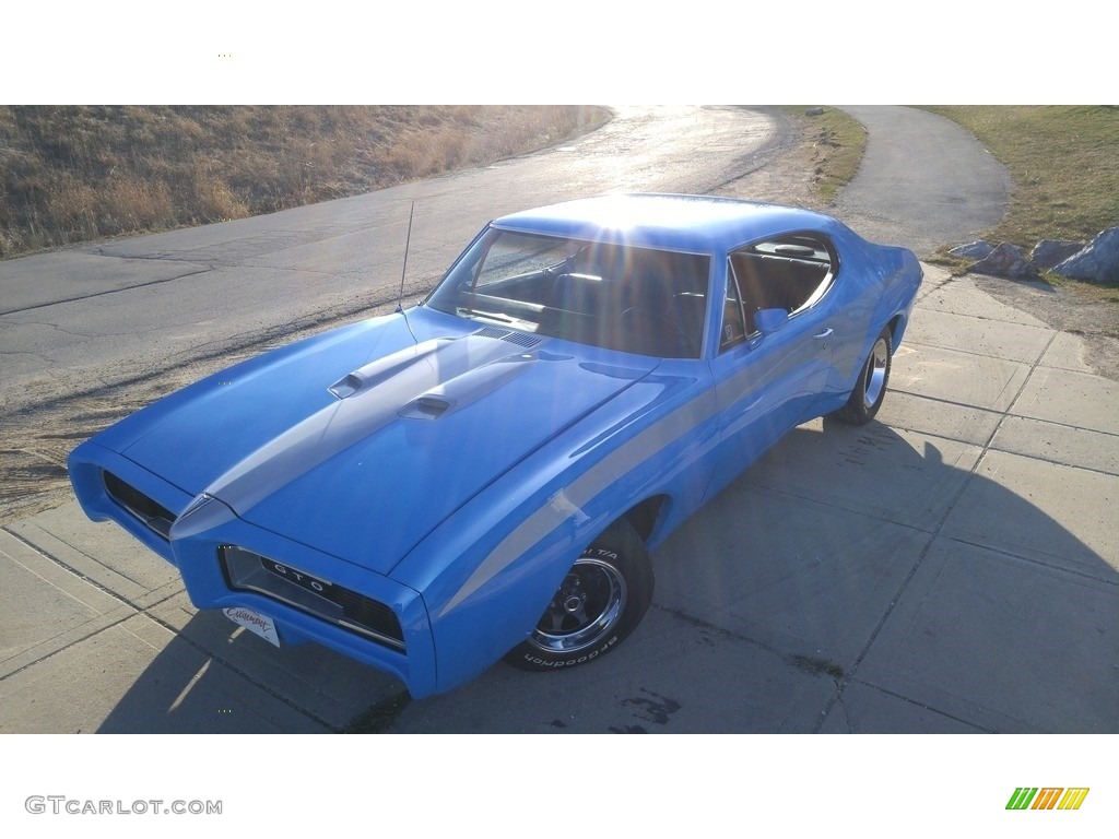 Blue Sky 1968 Pontiac GTO Hardtop Coupe Exterior Photo #138526959