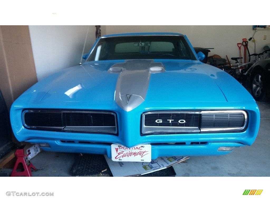 Blue Sky 1968 Pontiac GTO Hardtop Coupe Exterior Photo #138527031