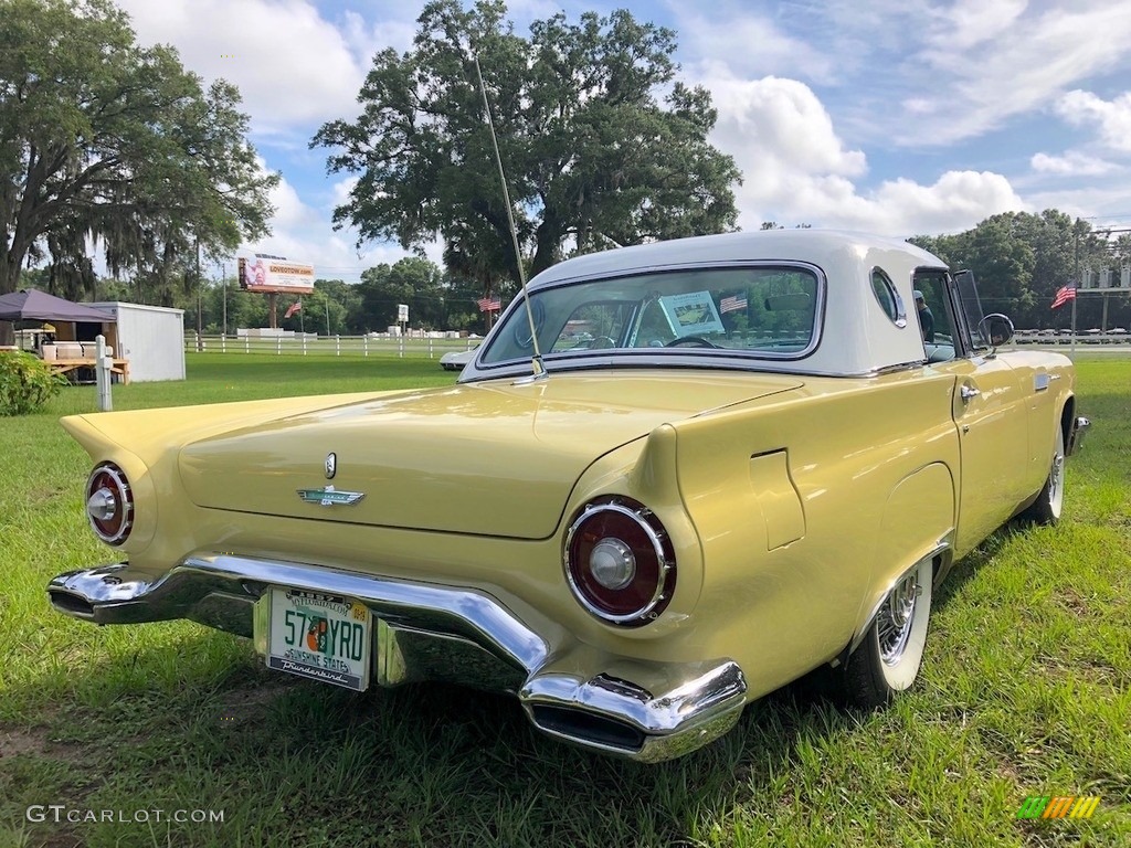 1957 Thunderbird Convertible - Inca Gold / Black/White photo #1