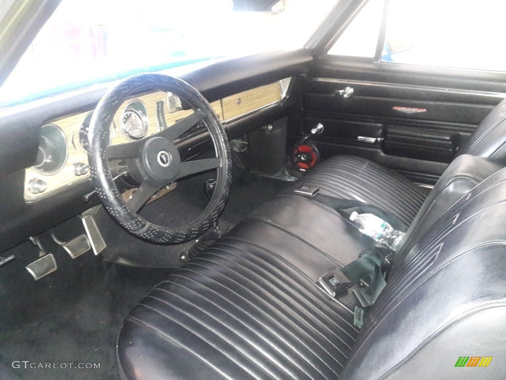 Black Interior 1968 Pontiac GTO Hardtop Coupe Photo #138527424