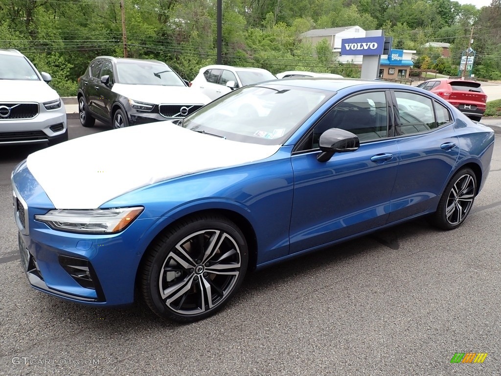 Bursting Blue Metallic 2020 Volvo S60 T6 AWD R Design Exterior Photo #138527439