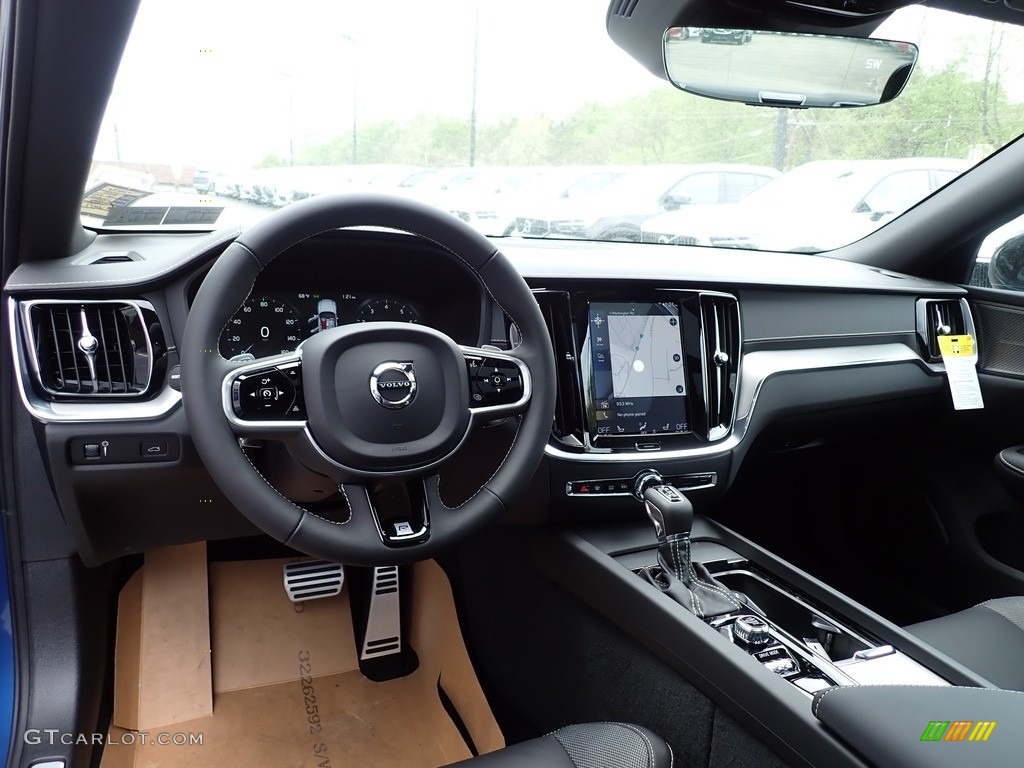 Charcoal Interior 2020 Volvo S60 T6 AWD R Design Photo #138527541
