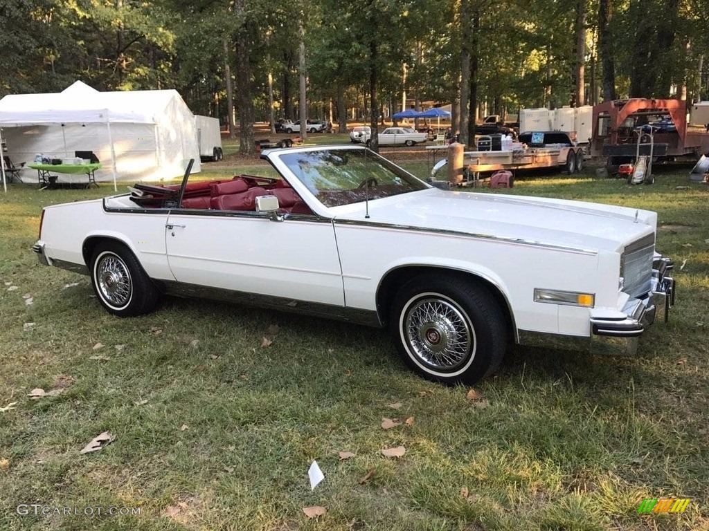 White 1985 Cadillac Eldorado Biarritz Convertible Exterior Photo #138528132