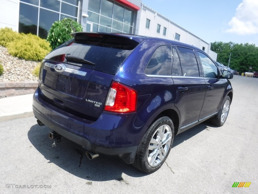 2011 Edge Limited AWD - Kona Blue Metallic / Charcoal Black photo #10