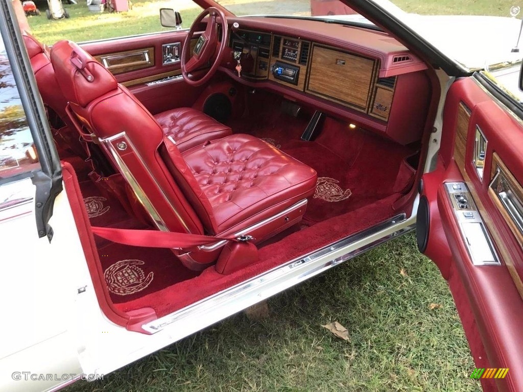 1985 Cadillac Eldorado Biarritz Convertible Front Seat Photos