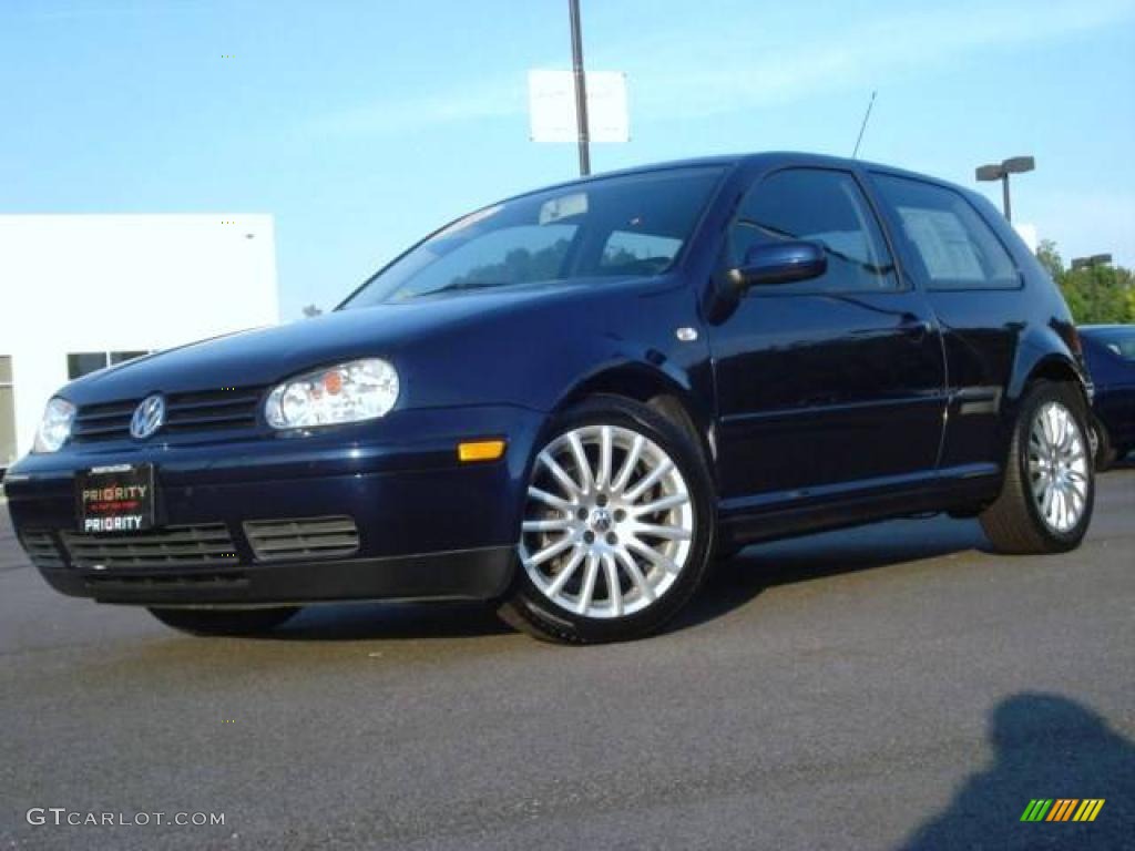2005 GTI 1.8T - Indigo Blue Metallic / Black/Grey photo #1