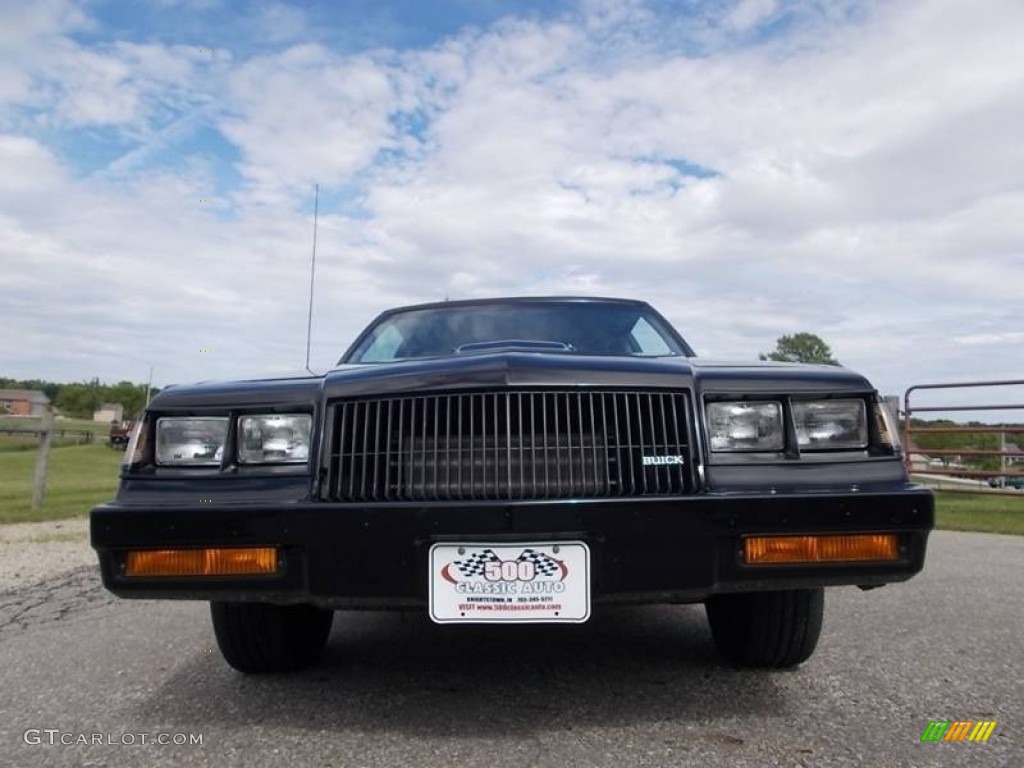 1987 Regal Grand National - Black / Black/Gray photo #10