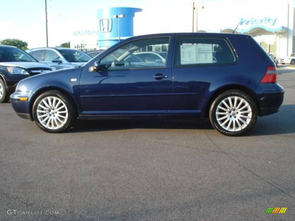 2005 GTI 1.8T - Indigo Blue Metallic / Black/Grey photo #3