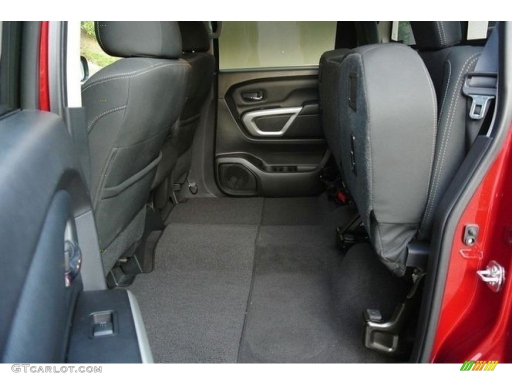 2017 Nissan Titan SV Crew Cab 4x4 Rear Seat Photo #138528894