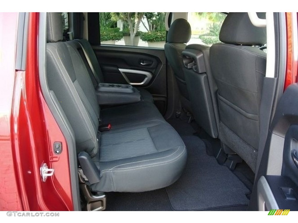2017 Nissan Titan SV Crew Cab 4x4 Rear Seat Photo #138528909