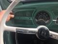 White/Green Mint 1963 Volkswagen Beetle Coupe Dashboard