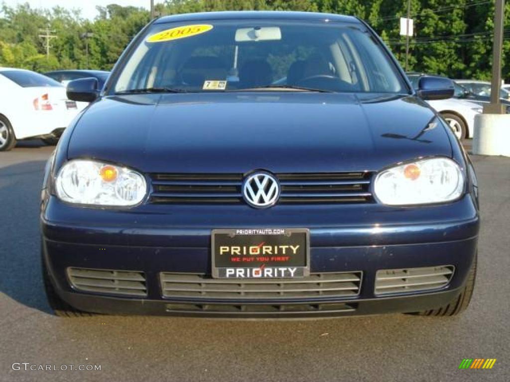 2005 GTI 1.8T - Indigo Blue Metallic / Black/Grey photo #7