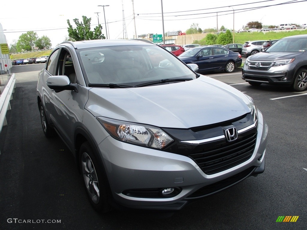 2017 HR-V EX-L AWD - Lunar Silver Metallic / Gray photo #7