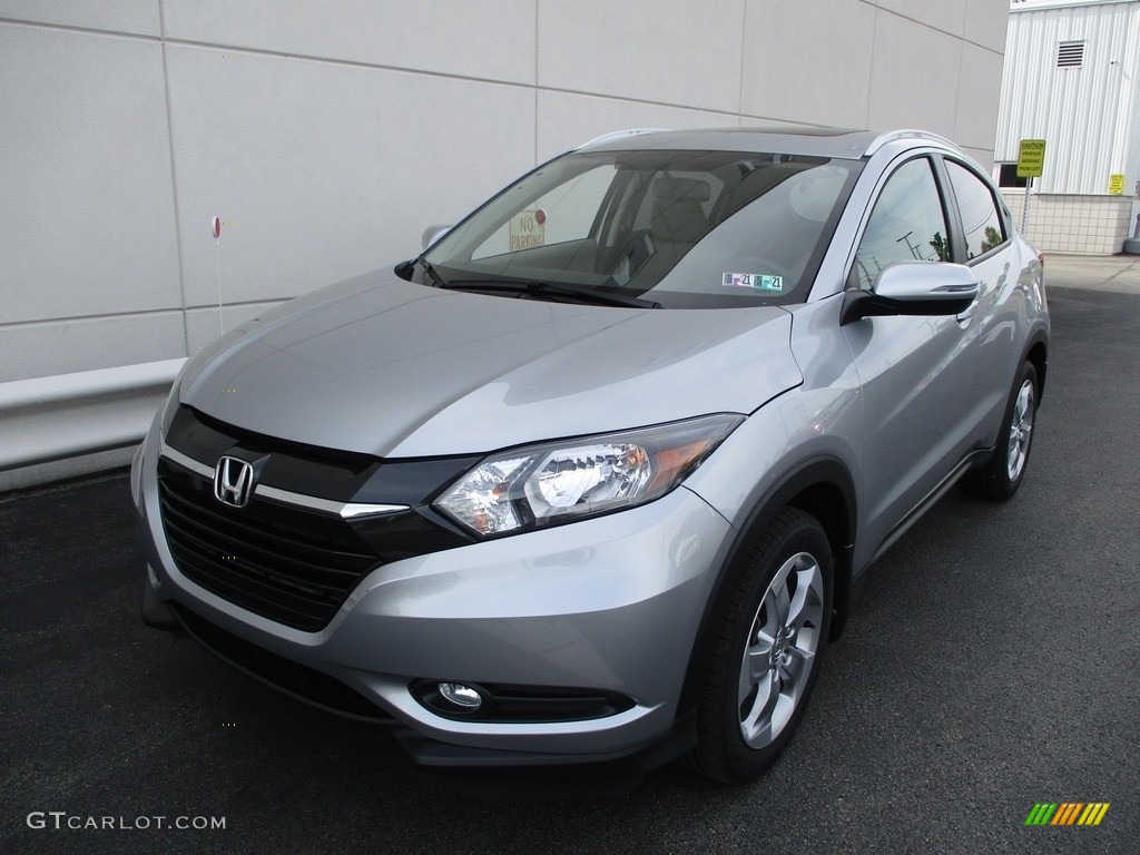 2017 HR-V EX-L AWD - Lunar Silver Metallic / Gray photo #9