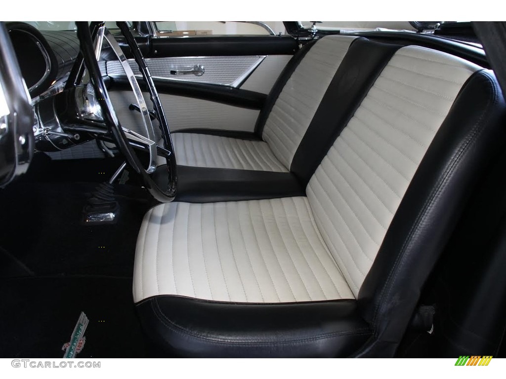 Black/White Interior 1957 Ford Thunderbird Convertible Photo #138531156
