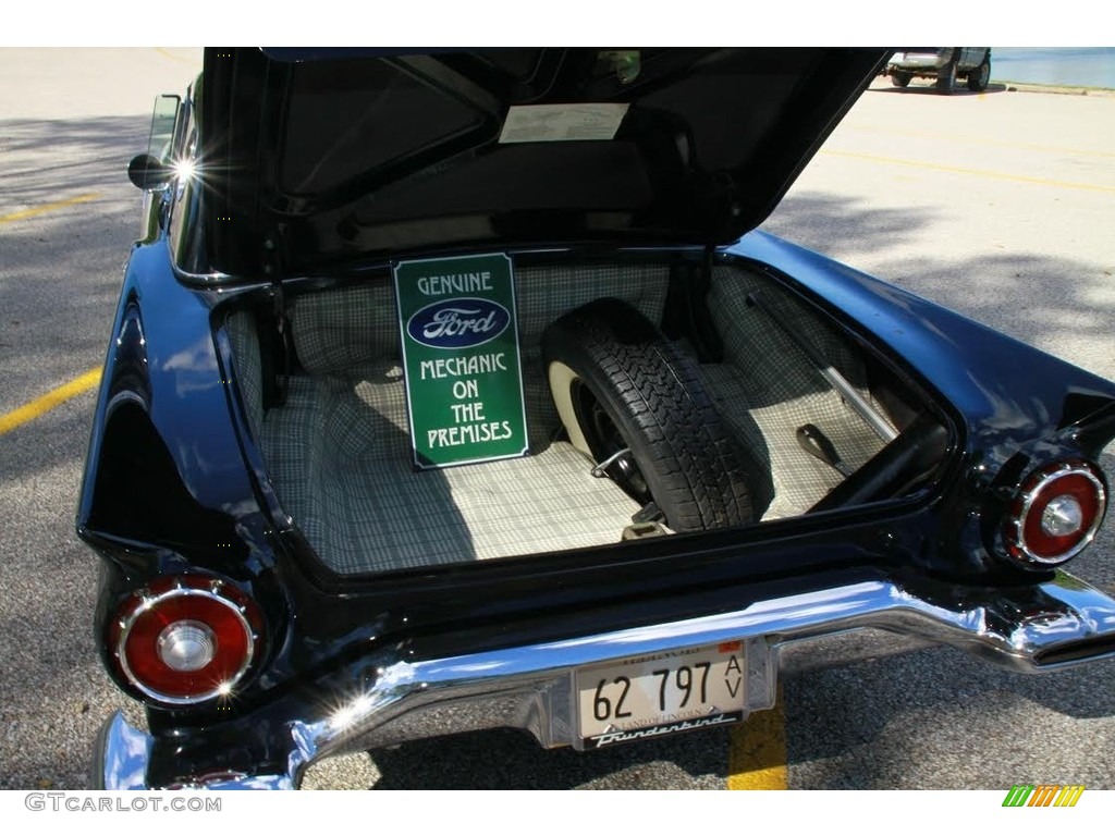 1957 Thunderbird Convertible - Raven Black / Black/White photo #19