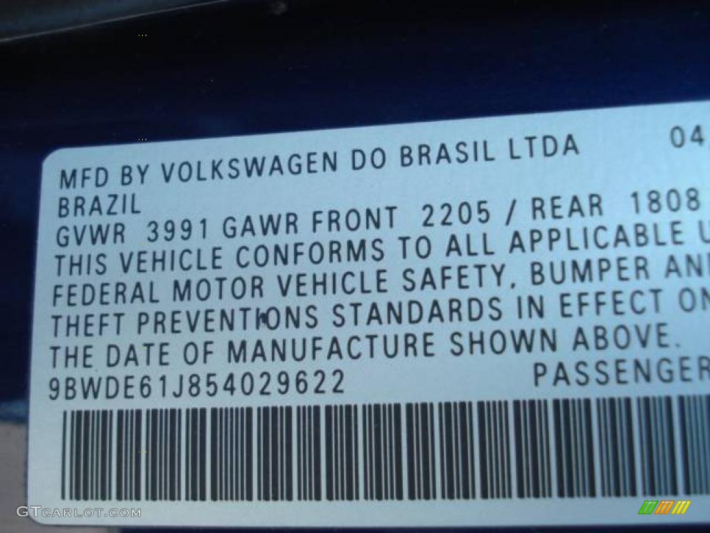 2005 GTI 1.8T - Indigo Blue Metallic / Black/Grey photo #22