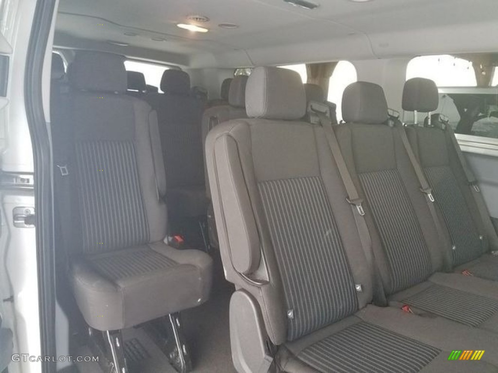 Charcoal Black Interior 2017 Ford Transit Wagon XLT 350 MR Long Photo #138531852