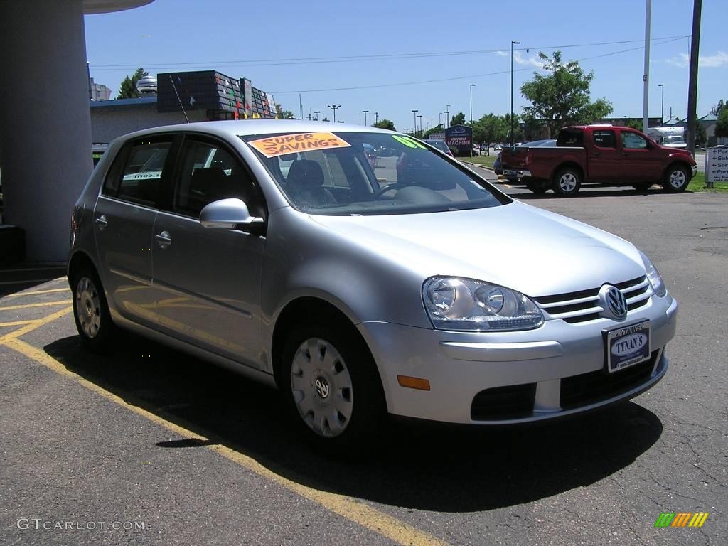 2007 Rabbit 4 Door - Reflex Silver Metallic / Anthracite photo #3