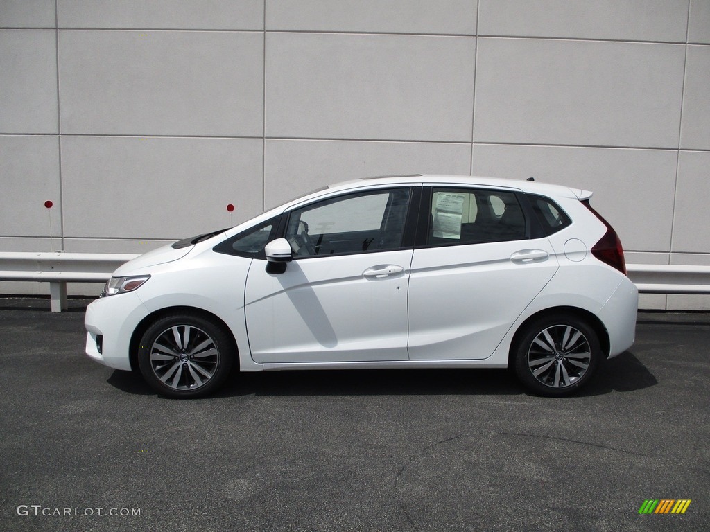 White Orchid Pearl 2017 Honda Fit EX-L Exterior Photo #138532440