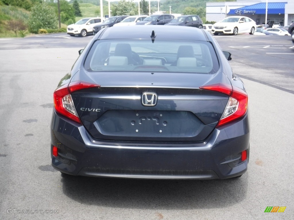 Cosmic Blue Metallic 2018 Honda Civic EX Sedan Exterior Photo #138532578