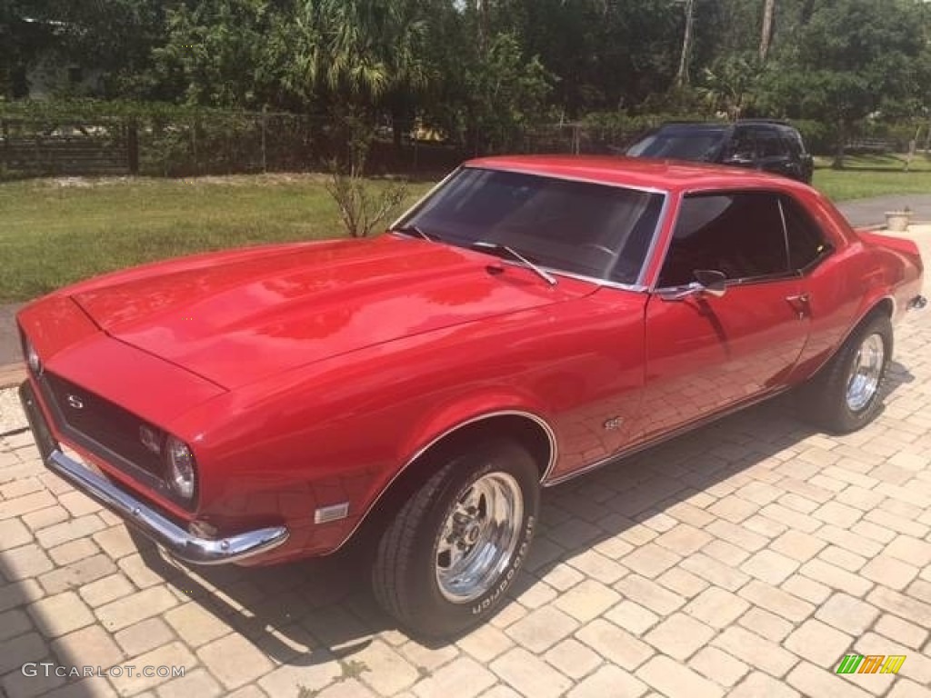 1968 Camaro SS Coupe - Red / Black photo #1