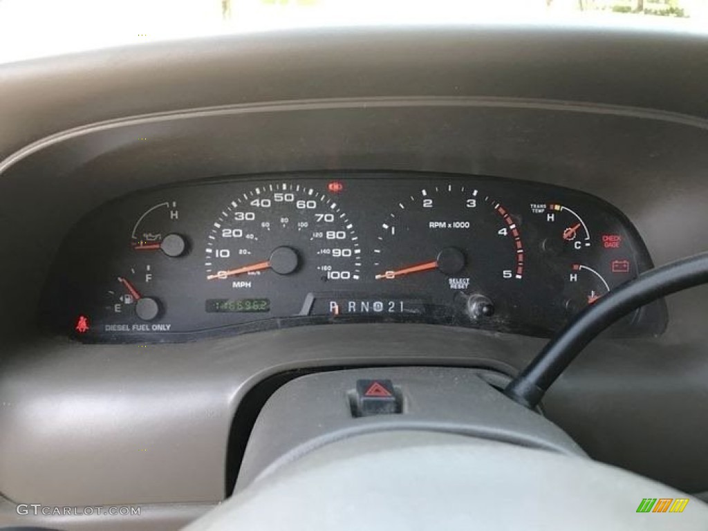 2002 Ford Excursion Limited 4x4 Gauges Photo #138533224