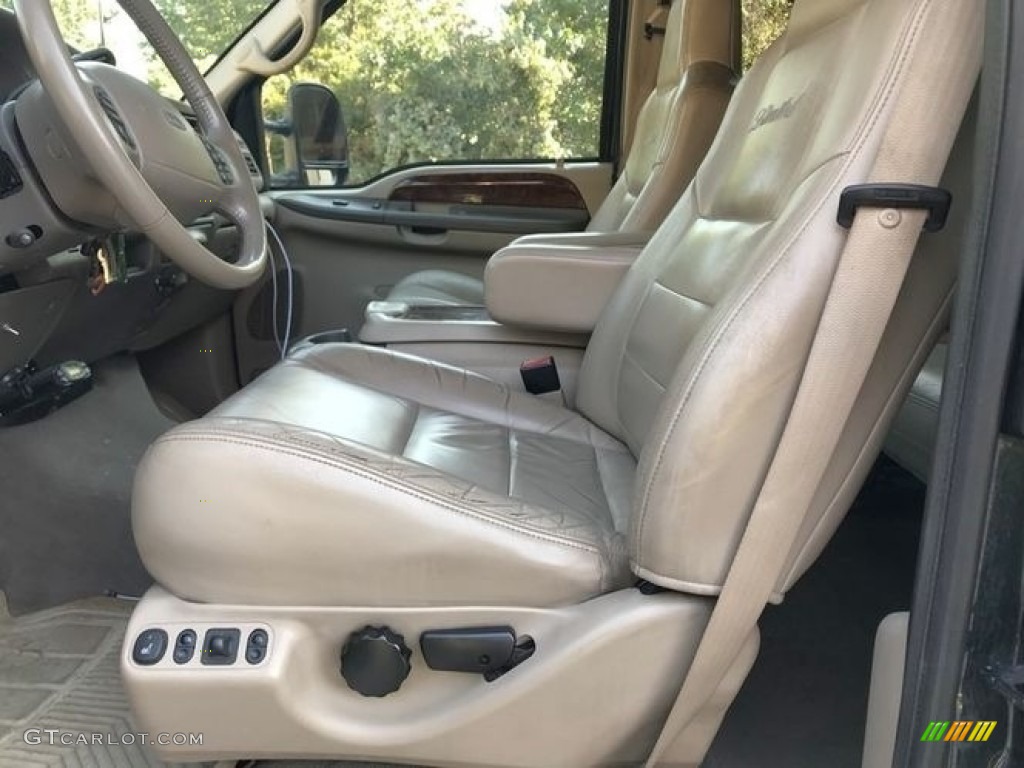 Medium Parchment Interior 2002 Ford Excursion Limited 4x4 Photo #138533244