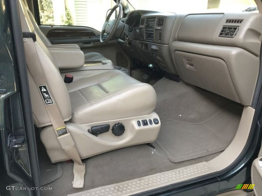 Medium Parchment Interior 2002 Ford Excursion Limited 4x4 Photo #138533268