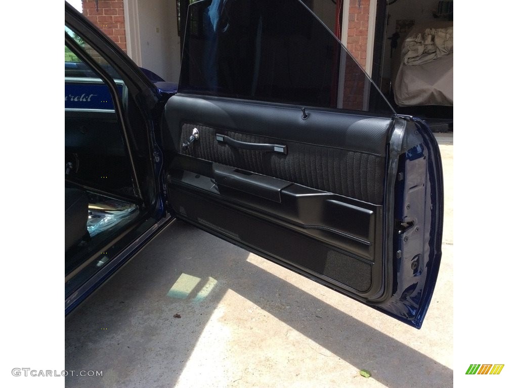1981 Chevrolet El Camino Custom Pro Street Black Door Panel Photo #138533274