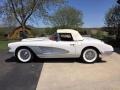 Ermine White 1960 Chevrolet Corvette Convertible Soft Top Exterior
