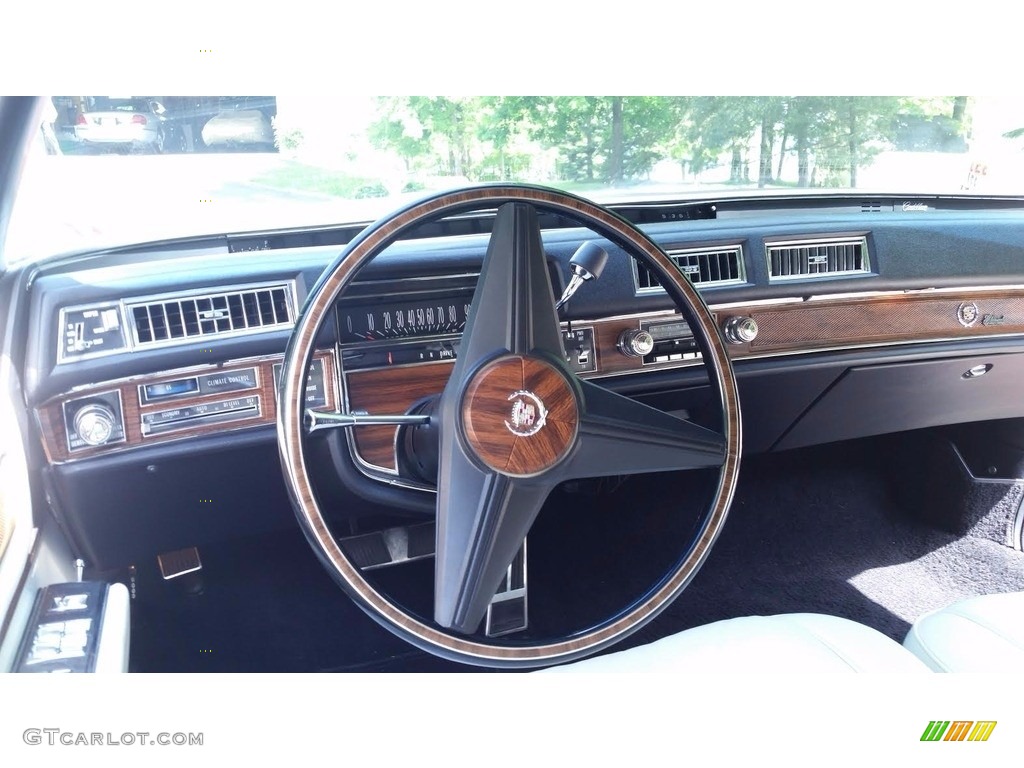 1975 Cadillac Eldorado Convertible White Steering Wheel Photo #138533754