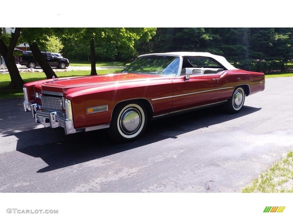 Firethorn Firemist 1975 Cadillac Eldorado Convertible Exterior Photo #138533994