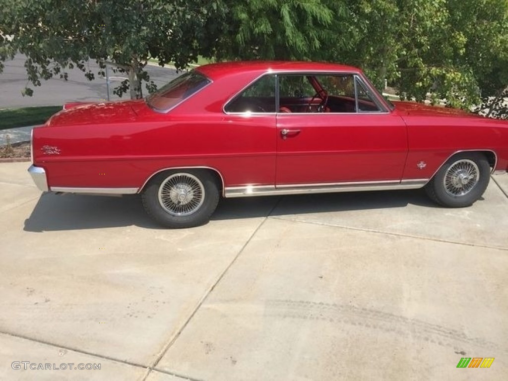 Regal Red 1966 Chevrolet Chevy II Nova SS Sport Coupe Exterior Photo #138534813