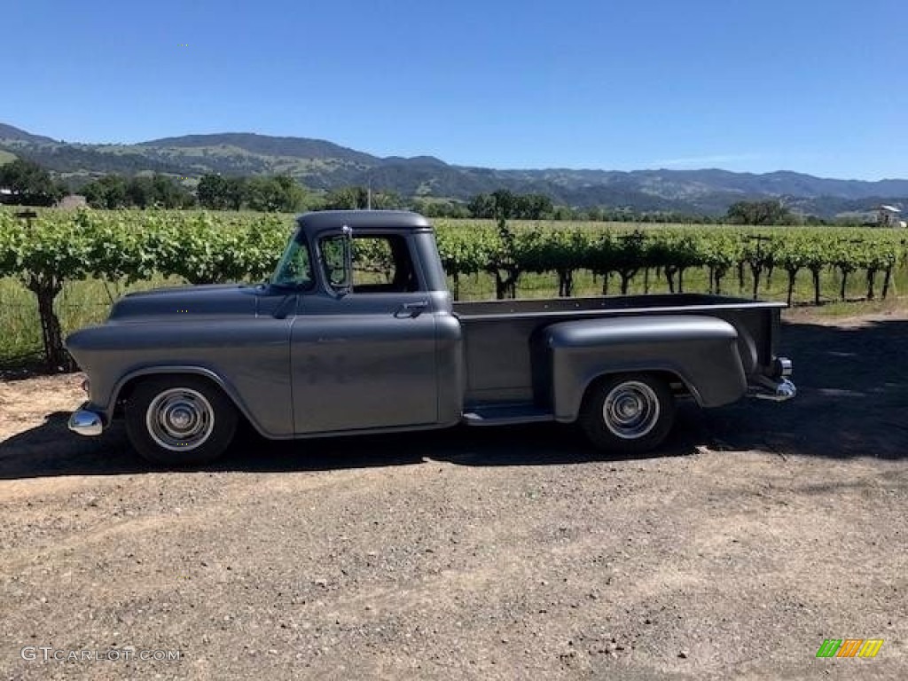 Dark Silver 1957 Chevrolet Task Force Series Truck 3100 Exterior Photo #138534846