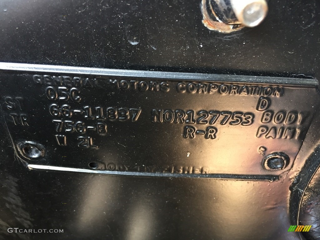 1966 Chevrolet Chevy II Nova SS Sport Coupe Info Tag Photo #138535023